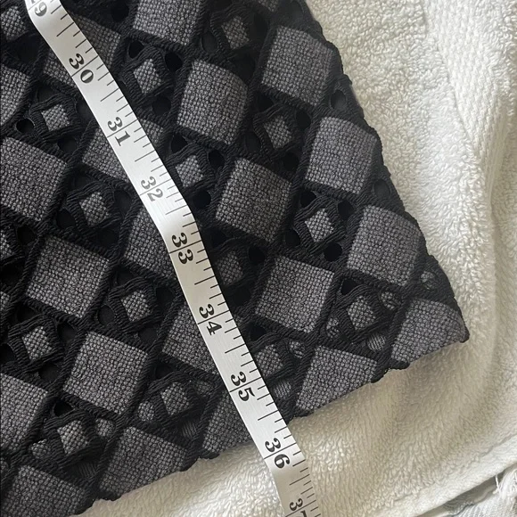 Banana Republic Cobalt Blue/Black Geometric Design Dress Size12. - Picture 8 of 10